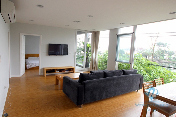 High quality apartment with 2 bedrooms, nice lake view in Dang Thai Mai, Westlake area